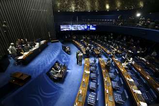 O plenário do Senado nesta quarta, 2 