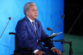 Presidente do Equador, Lenín Moreno, discursa na Assembleia Geral da ONU, em Nova York
23/09/2019
REUTERS/Carlo Allegri