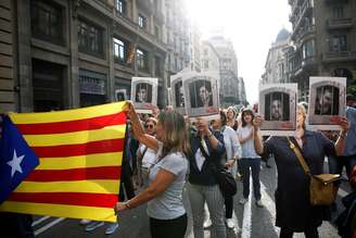 Protesto em Barcelona contra condenações de líderes separatistas catalães
14/10/2019
REUTERS/Rafael Marchante