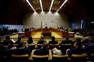 Vista do plenário do Supremo Tribunal Federal durante sessão 
17/10/2019
REUTERS/Adriano Machado