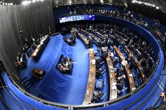 Plenário do Senado na votação em segundo turno da reforma da Previdência.