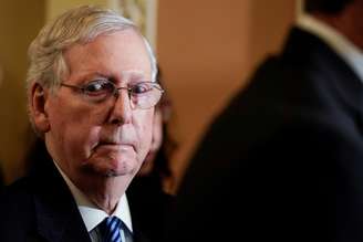 Líder republicano no Senado, Mitch McConnell
03/12/2019
REUTERS/Joshua Roberts
