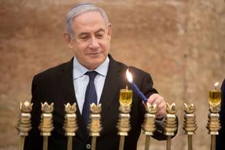 Primeiro-ministro israelense Benjamin Netanyahu. 22/12/2019. Sebastian Scheiner/Pool via REUTERS
