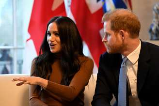 Príncipe Harry e sua esposa Meghan visitam a Casa do Canadá em Londres 
07/01/2020
Daniel Leal-Olivas/Pool via REUTERS