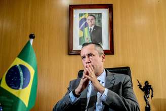 O ex-secretário especial da Cultura do Ministério da Cidadania, Roberto Alvim, em seu gabinete em Brasília