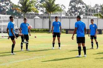 Sub-20 do Timão realizou treinamento no CT Joaquim Grava (Foto: Rodrigo Gazzanel/ Agência Corinthians)