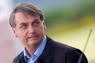Bolsonaro, ao sair do Palácio da Alvorada 9/1/2020 REUTERS/Adriano Machado