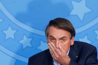 Presidente Jair Bolsonaro durante cerimônia no Palácio do Planalto em Brasília
29/01/2020
REUTERS/Adriano Machado
