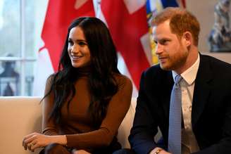 Príncipe Harry e a esposa, Meghan, visitam a Casa do Canadá em Londres 7/1/2020 Daniel Leal-Olivas/Pool via REUTERS