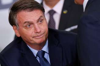 Presidente Jair Bolsonaro durante cerimônia no Palácio do Planalto
05/02/2020 REUTERS/Adriano Machado 