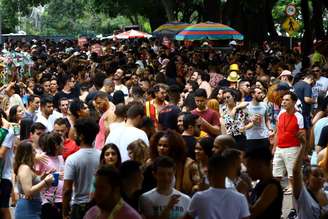 Bloco de rua em Belo Horizonte.