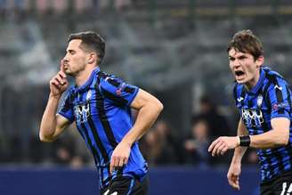 O Atalanta goleou em seu primeiro jogo no mata-mata da Liga dos Campeões (Foto: Vincenzo PINTO / AFP)