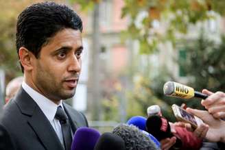 Al-Khelaifi é acusado de subornar Jerome Valcke, ex-secretário-geral da Fifa(Foto: Fabrice Coffrini / AFP)