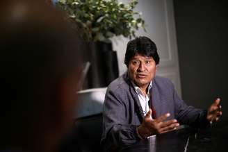 Evo Morales durante entrevista à Reuters na Cidade do México
15/11/2019 REUTERS/Edgard Garrido