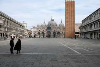 Praça de São Marcos praticamente deserta em Veneza
09/03/2020
REUTERS/Manuel Silvestri