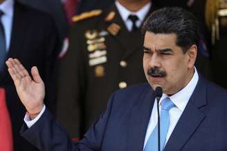 Presidente da Venezuela, Nicolás Maduro, em coletiva de imprensa no Palácio Miraflores
12/03/2020
REUTERS/Manaure Quintero
