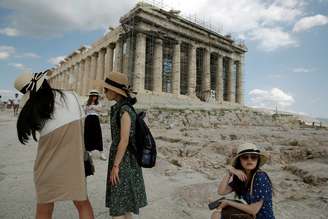 Turistas visitam Acrópole em Atenas
20/07/2018
REUTERS/Costas Baltas