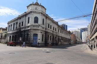 Ruas do centro do Rio de Janeiro (RJ), vazias nesta quinta-feira (19)