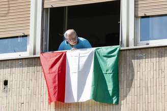 Italiano em isolamento em Roma, capital da Itália