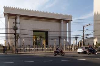 Imagem do Templo de Salomão, da Igreja Universal do Reino de Deus, na Avenida Celso Garcia, na região do Brás (SP)
