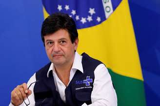 Ministro da Saúde, Luiz Henrique Mandetta, em Brasília
07/04/2020
REUTERS/Adriano Machado