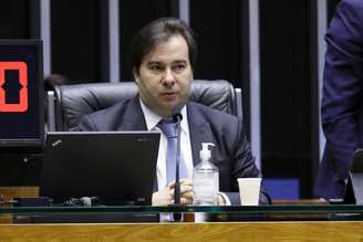 O presidente da Câmara, Rodrigo Maia