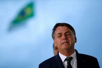 Presidente Jair  Bolsonaro em Brasília
20/04/2020 REUTERS/Ueslei Marcelino