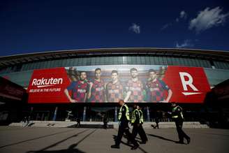 Imagem externa do Camp Nou, em Barcelona. 7/3/2020 REUTERS/Albert Gea