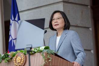 Presidente de Taiwan, Tsai Ing-wen
20/05/2020
Wang Yu Ching/Taiwan Presidential Office/Handout via REUTERS 
