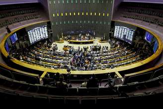 O plenário da Câmara dos Deputados