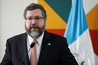 Ministro das Relações Exteriores, Ernesto Araújo, na Cidade da Guatemala
19/02/2020 REUTERS/Luis Echeverria