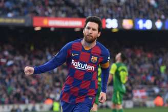 O Barcelona de Lionel Messi lidera a La Liga (Foto: JOSEP LAGO / AFP)