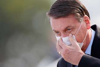 Bolsonaro no Palácio da Alvorada
 9/6/2020 REUTERS/Adriano Machado