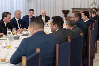 Café da manhã do presidente Bolsonaro com parlamentares