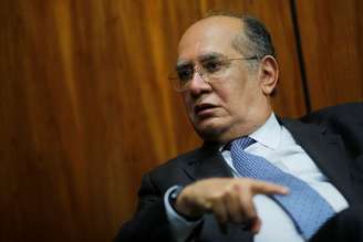 Gilmar Mendes durante entrevista à Reuters em Brasília
22/08/2020 REUTERS/Adriano Machado