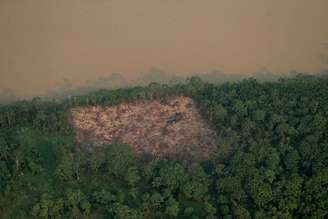 Vista aérea de área desmatada na floresta amazônica
21/08/2019
REUTERS/Ueslei Marcelino