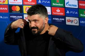 Gattuso não garantiu permanência na próxima temporada no Napoli (Foto: LLUIS GENE / AFP)