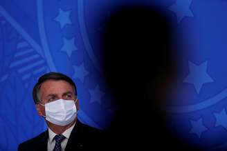 Presidente Jair Bolsonaro durante cerimônia no Palácio do Planalto
19/08/2020 REUTERS/Adriano Machado