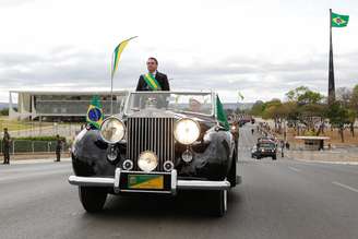 Presidente da República, Jair Bolsonaro, durante desfile Cívico por ocasião do Dia da Pátria