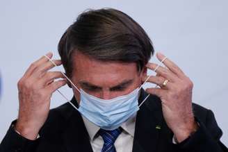 Presidente Jair Bolsonaro durante cerimônia no Palácio do Planalto
01/09/2020
REUTERS/Adriano Machado
