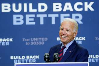 Joe Biden em Wilmington, no Estado norte-americano de Delaware
04/09/2020 REUTERS/Kevin Lamarque