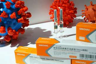 Caixas com a potencial vacina contra Covid-19 da Sinovac em Pequim
04/09/2020 REUTERS/Tingshu Wang