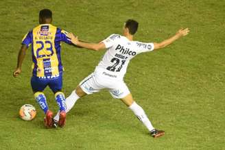 Santos saiu na frente, sofreu o empate, mas terminou o jogo vencendo por 2 a 1 (Foto:Twitter/Santos)