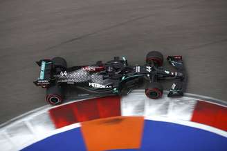 Hamilton marcou sua 96ª pole da carreira