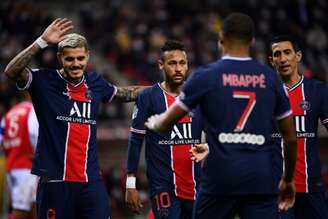 PSG vive bom momento com quatro vitórias consecutivas no Campeonato Francês (FRANCK FIFE / AFP)