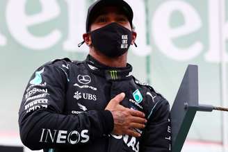 Lewis Hamilton tornou-se o maior vencedor da história da Fórmula 1 neste domingo 