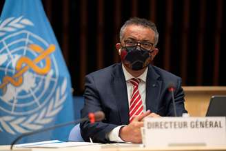 Diretor-geral da Organização Mundial de Saúde. Tedros Adhanom Ghebreyesus, em Genebra
05/10/2020 Christopher Black/OMS/Divulgação via REUTERS