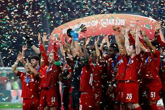 Liverpool comemora título do Mundial de Clubes da Fifa
21/12/2019
REUTERS/Corinna Kern