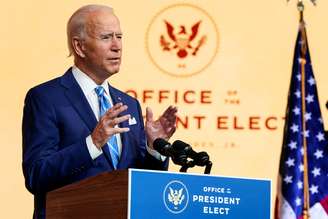Presidente eleito dos EUA, Joe Biden
25/11/2020
REUTERS/Joshua Roberts