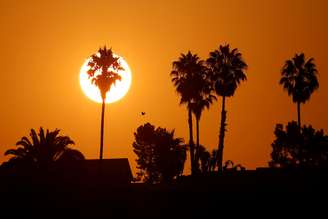 Sol nasce durante onda de calor em Encinitas, Califórnia
19/8/ 2020 REUTERS/Mike Blake